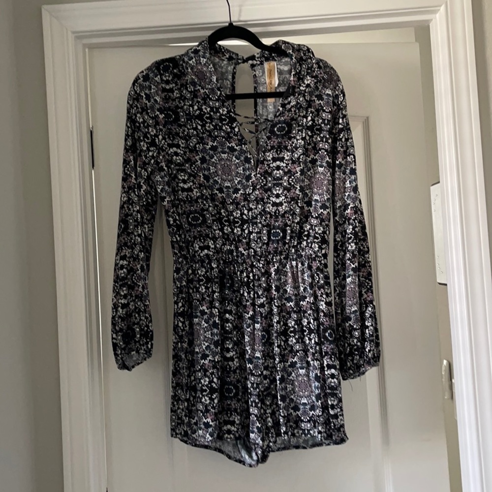 Long sleeve romper